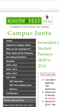 Mobile Screenshot of campusjunta.knowafest.com