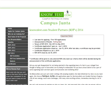 Tablet Screenshot of campusjunta.knowafest.com